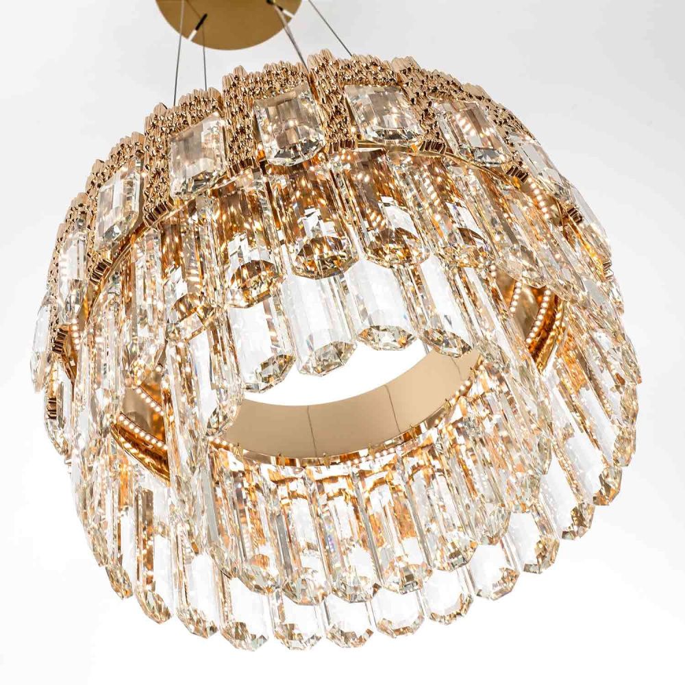 Подвесная люстра 40 см, 75W, 3000-6000K, MODELUX ML.830.400 GD, золото