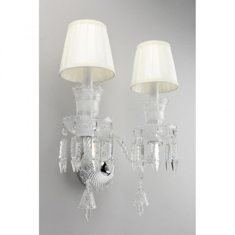 Бра 36*45 см, 2*E14, 40W, Aployt Lara APL.710.01.02, хром