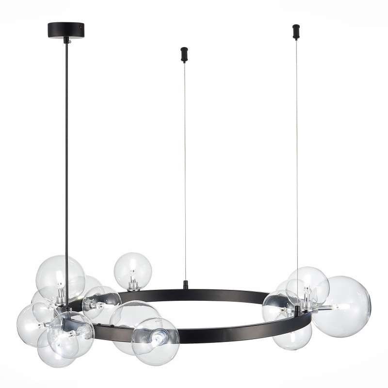 Светильник подвесной 90 см, 75W, 3000K ST LUCE NECTON SL1165.402.15 Черный