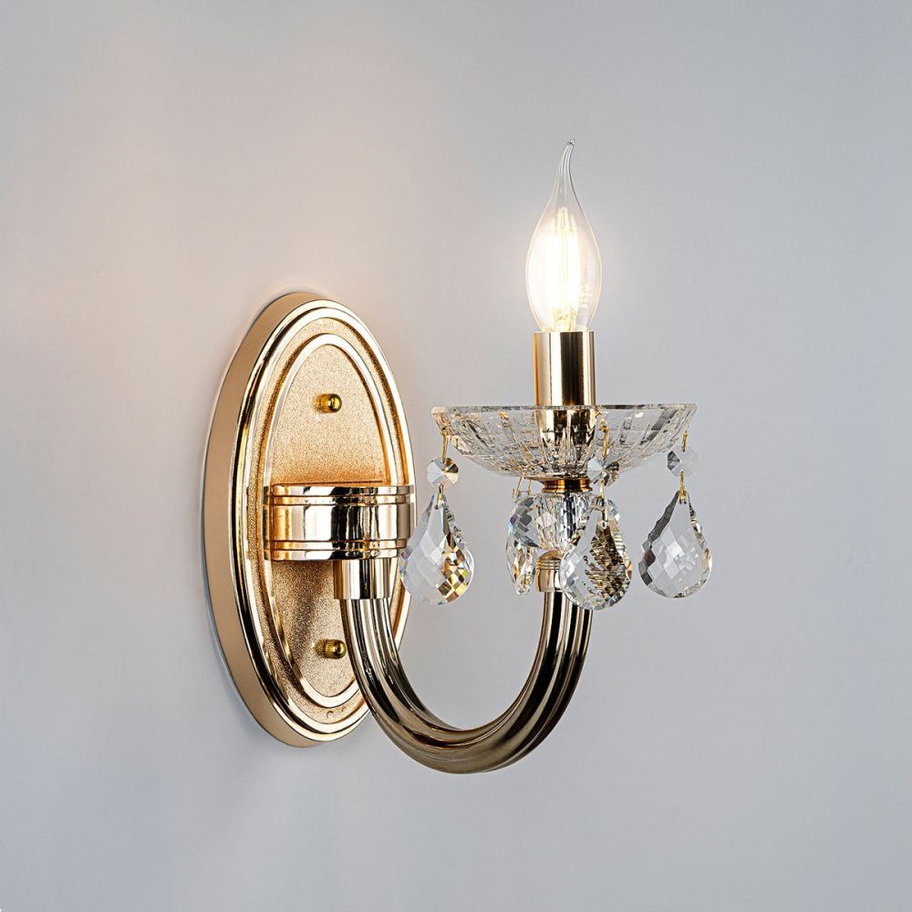 Бра 14*26*-26 см, 1*Е14*40W, Modelux  ML.7141.01P, Золото