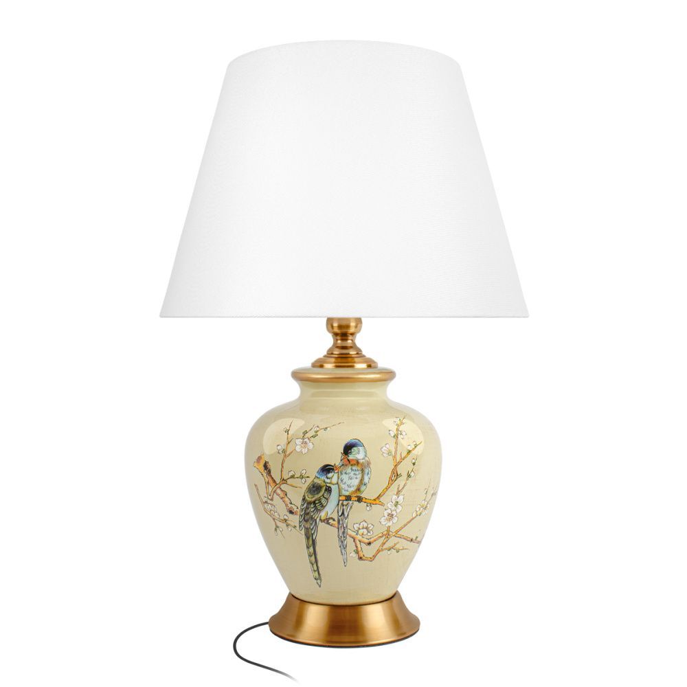 Настольная лампа 53 см, Loft IT Magnolia 10381T/B, латунь