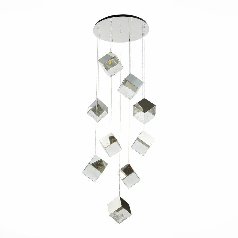 Светильник подвесной 74 см, ST LUCE RIELLO SL1182.103.09 Хром