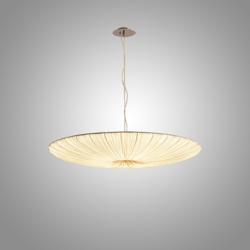 Подвесная люстра Aqua Creations Lighting round D80 80*80*12 см, 1*E27*60W, ImperiumLoft 108168-28, Белый