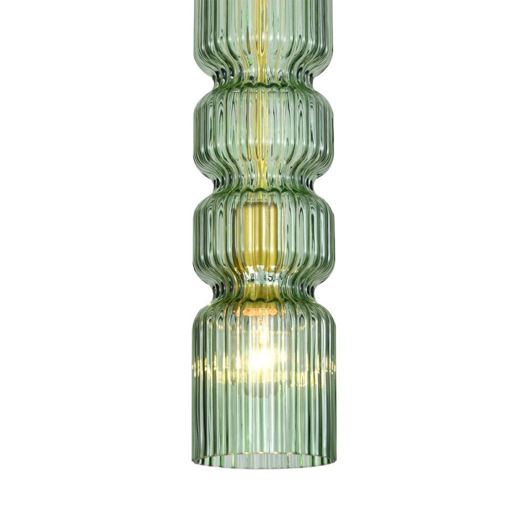 Подвесной светильник 10 см, Indigo Grazia 11070/1P Green V000429, золото