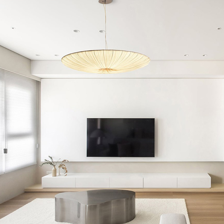 Подвесная люстра Aqua Creations Lighting round D80 80*80*12 см, 1*E27*60W, ImperiumLoft 108168-28, Белый