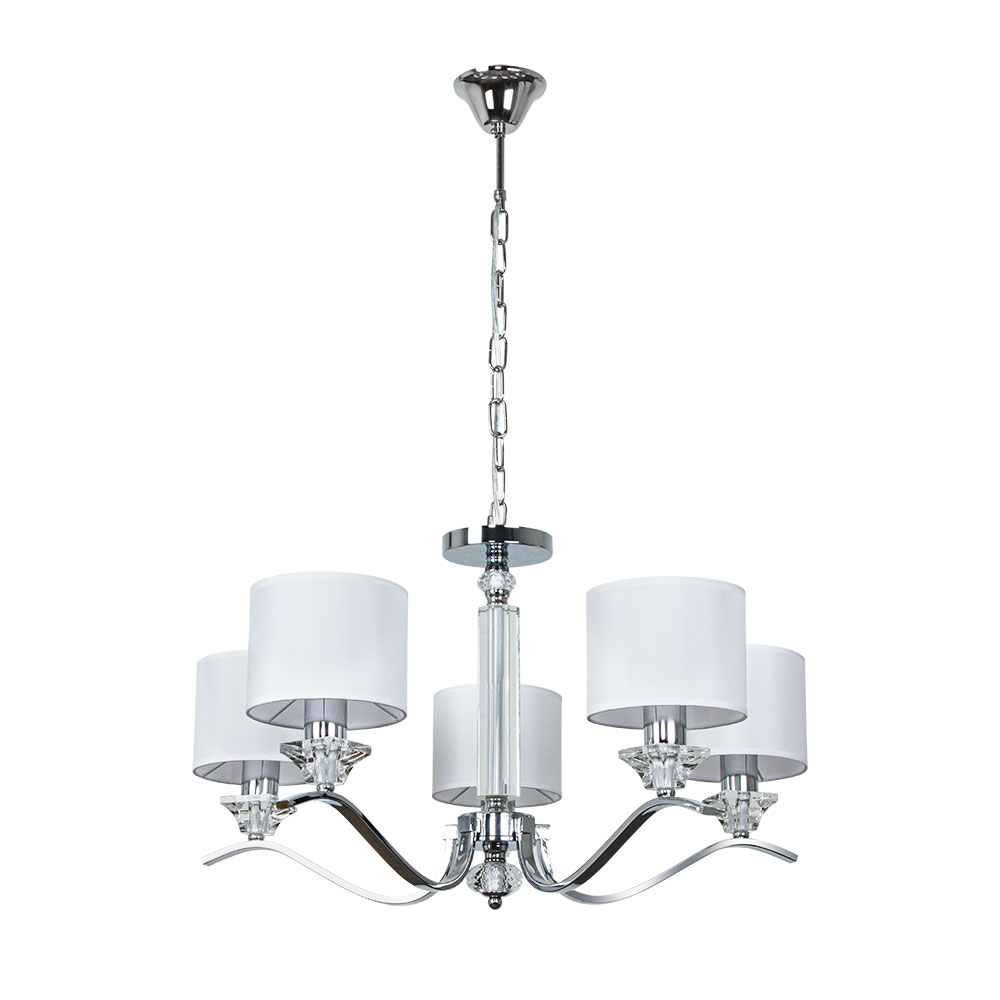 Люстра 39*70 см, 5*E14, 40W, Arte Lamp Alhena A4091LM-5CC, Хром