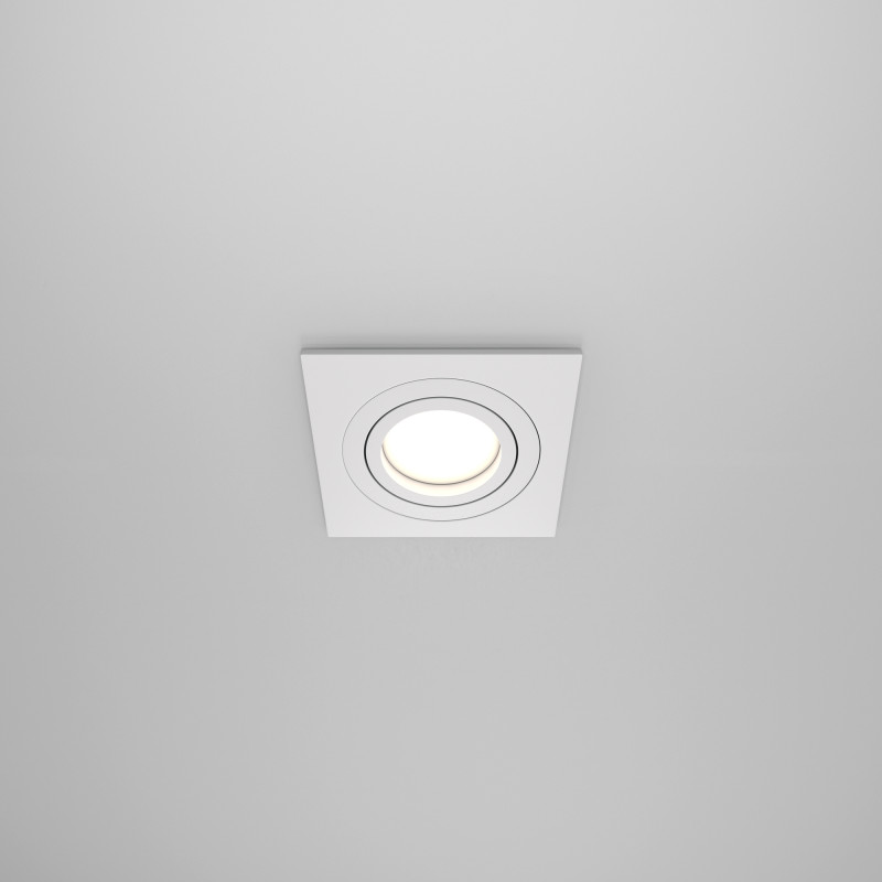 Светильник 9/8 см, GU10, IP20 Maytoni Atom DL024-2-01W белый