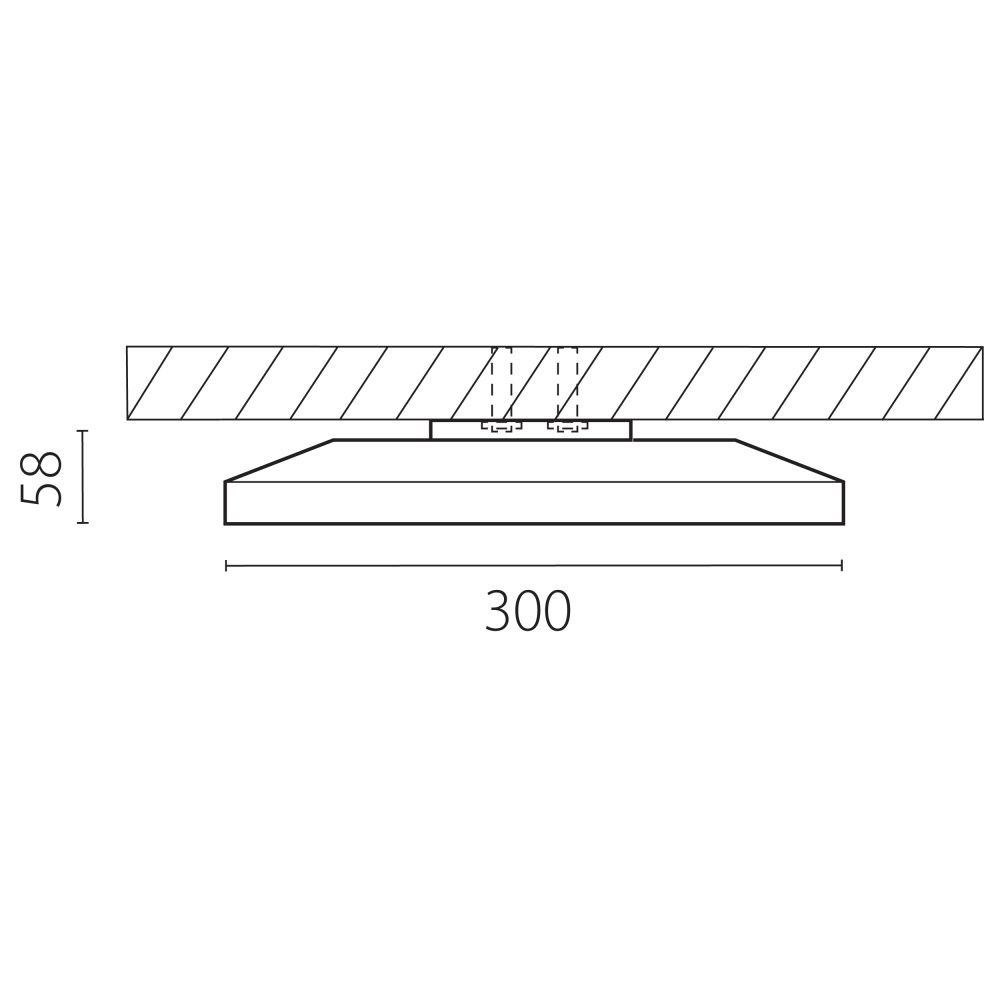 Светильник *30*5,8 см, *18W, 4000K, Lightstar Arco Eco 225730, Белый