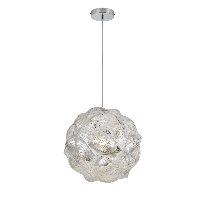 Подвесной светильник 45*45*180 см, 1*E27, 60W, Indigo FUTURO V000551 хром, 11060/B/1P Chrome