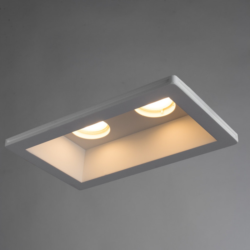 Светильник встраиваемый гипс Arte-Lamp INVISIBLE A9214PL-2WH,белый