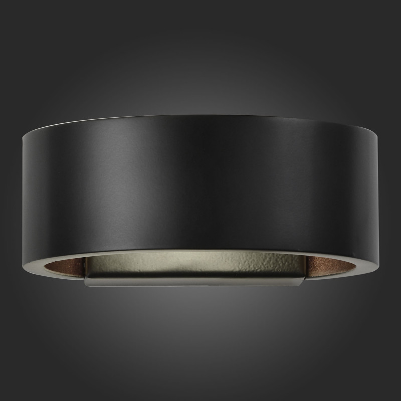 Светильник настенный 14 см, 6W 4000K ST LUCE FONDO SL591.401.01 Черный, Золото