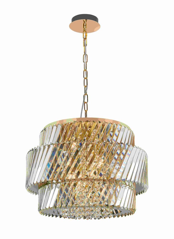 Люстра Ø700 x H1200 мм, E14 18 x 40W (720W) NewRgy GOLD (Золото) 098PLSK/18TG GOLD