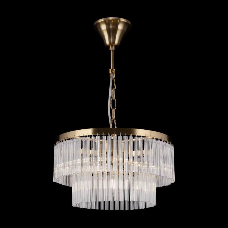 Люстра подвесная Maytoni Colonne MOD093PL-04BS, диаметр 35 см, латунь