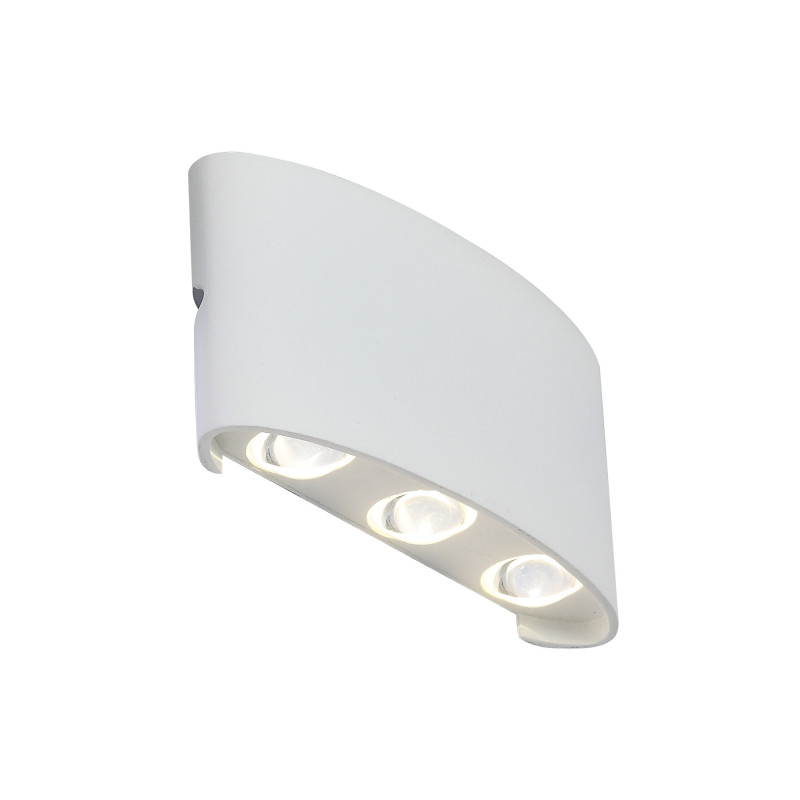 Светильник уличный настенный 17 см, 6W 4000K ST LUCE BISELLO SL089.501.06 Белый кварцевый