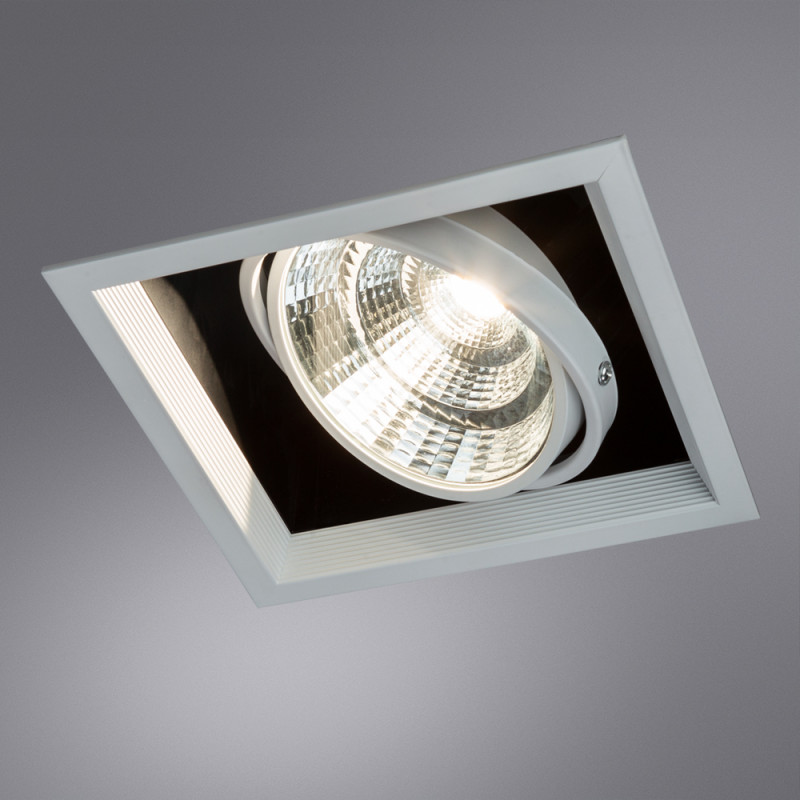 Встраиваемый светильник 25W 4000K Arte Lamp MERGA A8450PL-1WH белый