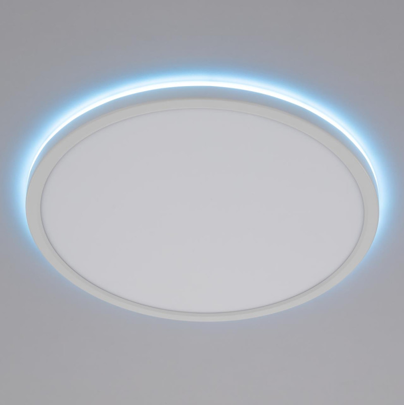 Светильник с пультом 40*2,5 см, LED+RGB 40W, 3000-5000K CL738320EL Бейсик Лайн Белый  