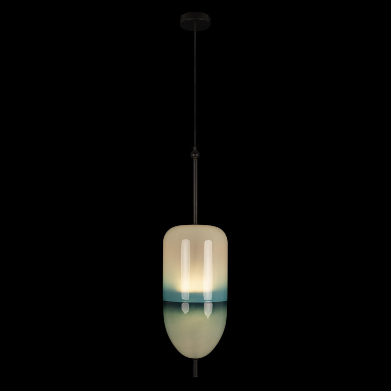 Подвесной светильник 20 см, 1*LED*16W 3000K черный Loft It Venice 10223/B Blue