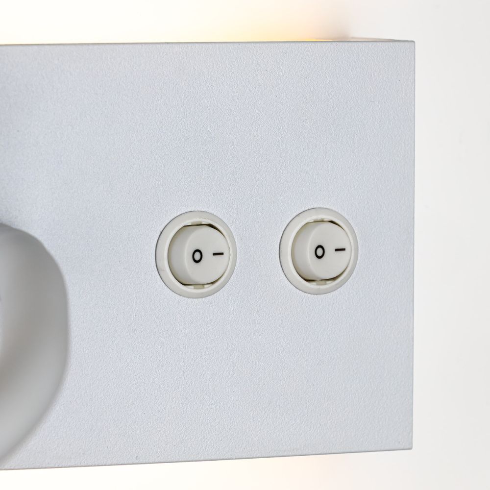 Светильник с выключателем 8*30 см, 14W, 3000K Белый Citilux Декарт CL704470 LED USB