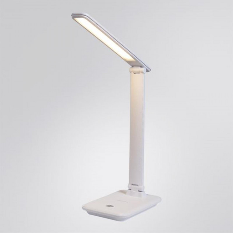Светильник настольный 12*17*33 см, 1*LED 9W 3000-6500K белый Arte lamp Cambridge A5123LT-1WH