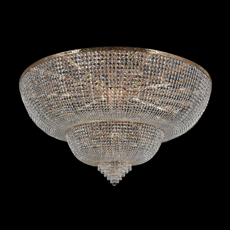 Накладная люстра 200*100,9 см, 42*E27, 2520W, Maytoni PALACE DIA890-CL-42-G золотой