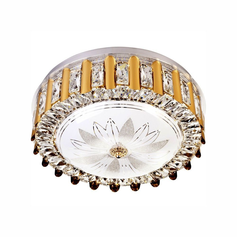 Светильник 40*40*14- см, *LED*48W, 3300-5000КK, LED4U 1156/400 GD, Золото