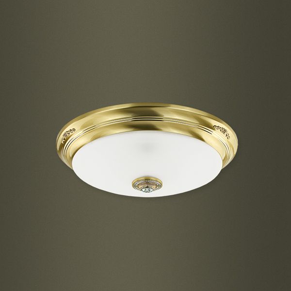 Плафоньера Kutek Bellagio BEL-PL-3 (Z) 470, диаметр 47 см,латунь золото 