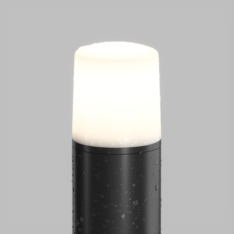 Садово-парковый светильник *10,8*90- см, 1*E27*18W, Denkirs Nord DK9749-BK, черный алюминий