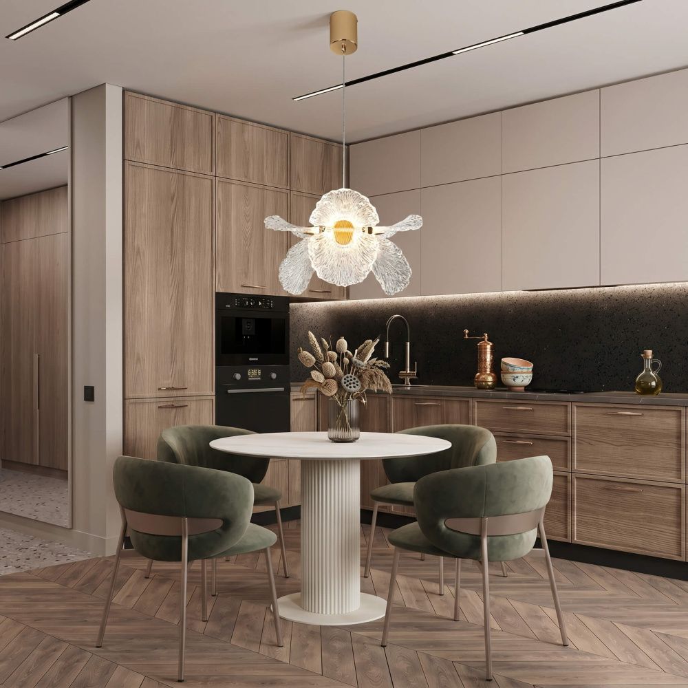 Люстра *35*19-135 см, *LED*11W, 3000-6000K, MODELIGHT  MDL.89092.350HC GD, Золото
