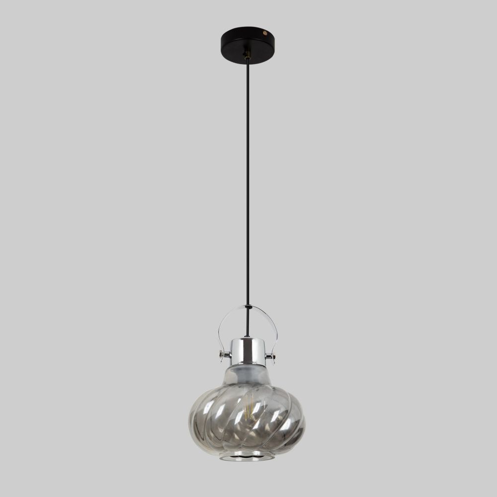 Подвесной светильник 22*22*104 см, Е 27 1x60W, Чёрный, Хром MODEMODERN MD.1189.220 SM