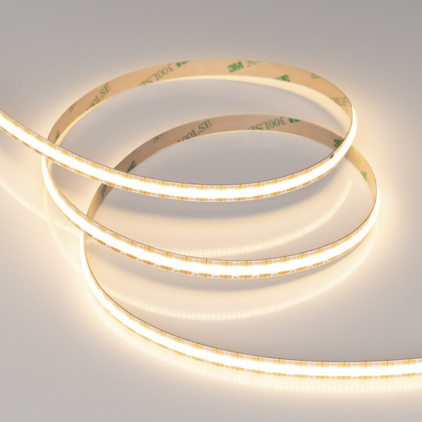 Лента COB-X528-8mm 12V Warm3000 (11 W/m, IP20, CSP, 5m), Arlight 041794. Цена указана за 5 метров. Продается кратно 5 метрам.