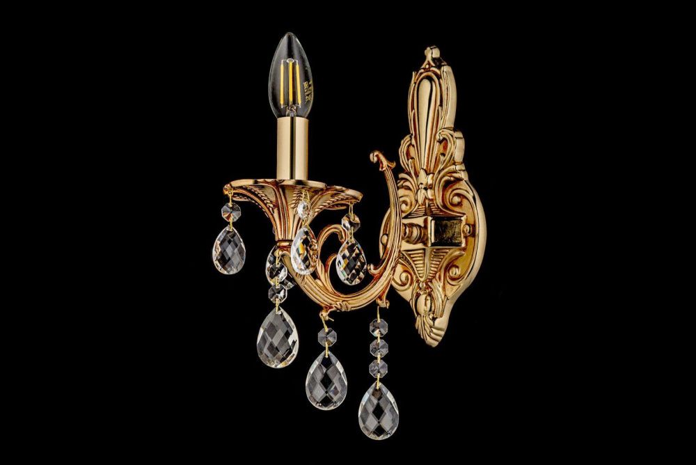 Бра *15*36 см, 1*E14*40W, Dio D`arte Carisio Carisio E 2.1.1.600 GB, Золото