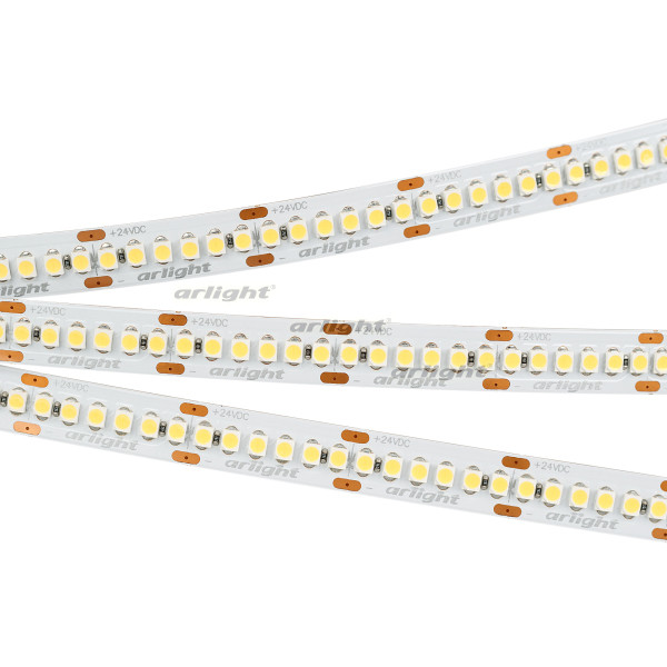 Лента RT-A240-10mm 24V Warm2700 (19.2W/m, IP20, 3528, 5m) (Arlight, 19.2 Вт/м, IP20) 017428(1). Цена указана за 5 метров. Продается кратно 5 метрам.
