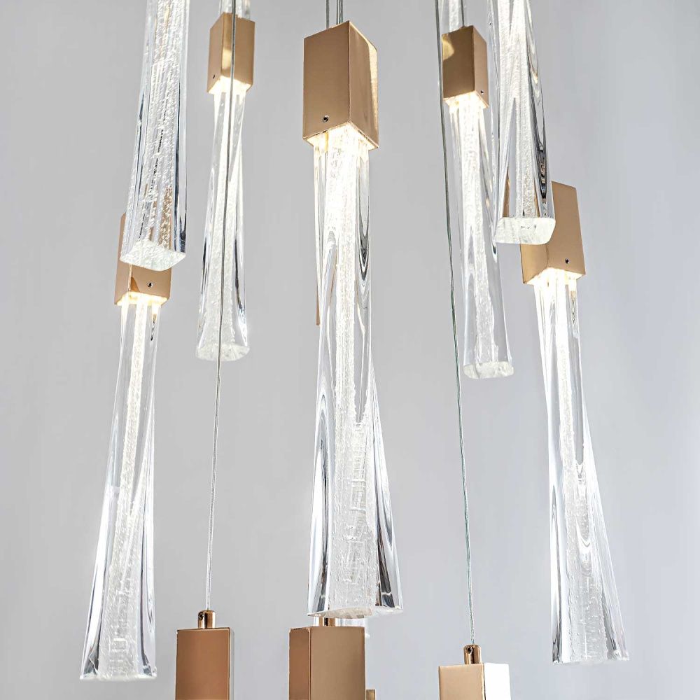 Подвесная люстра 60*300 см, LED 155W 4000K MODELUX ML.89138.25 GD золото