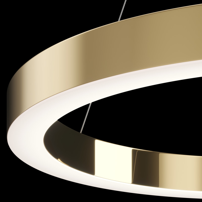 Светильник 60 см, 45W, 4000K Maytoni Saturno MOD415PL-L45BS4K, латунь