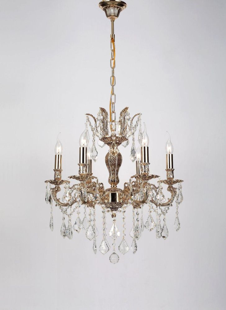 Люстра *58*96 см, 6*E14*60W, Lucia Tucci Barletta BARLETTA 122.6 coffe gold, золотой