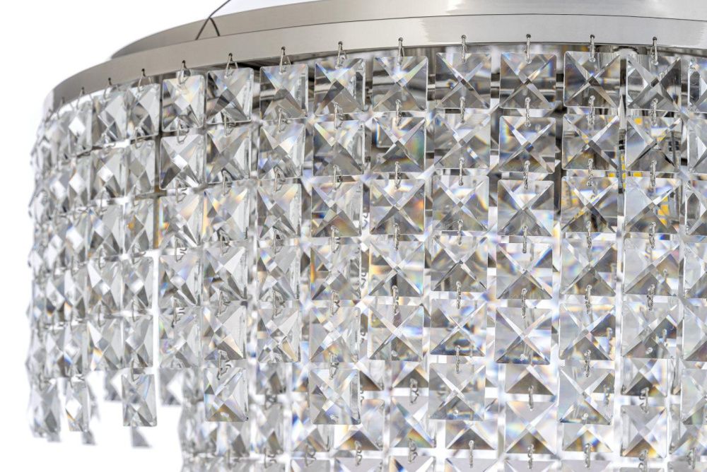 Люстра подвесная *50*30 см, 8*G9*40W, Arti Lampadari Milano Milano E 1.5.D50.522 NK, никель