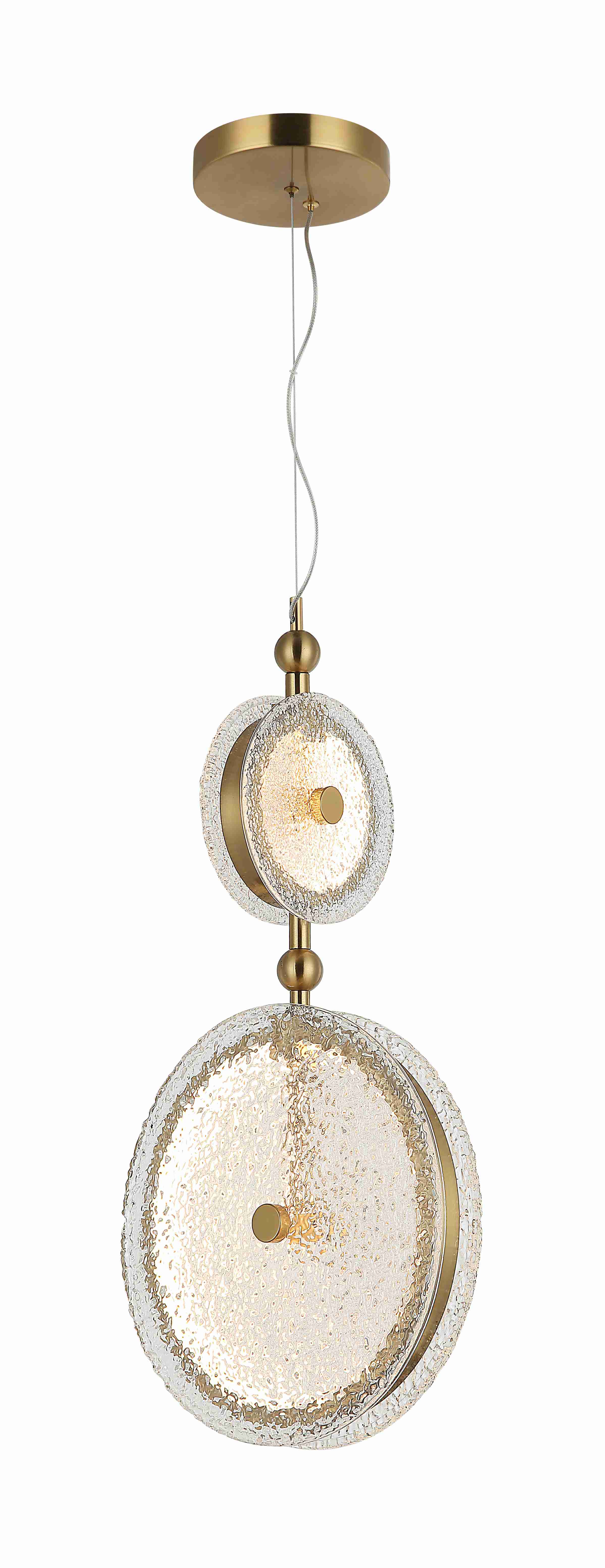 Люстра  280-150*535-1500, LED, 23W 4000K NewRgy LOFT 4580AMD-280BS BRASS METAL, BRASS METAL