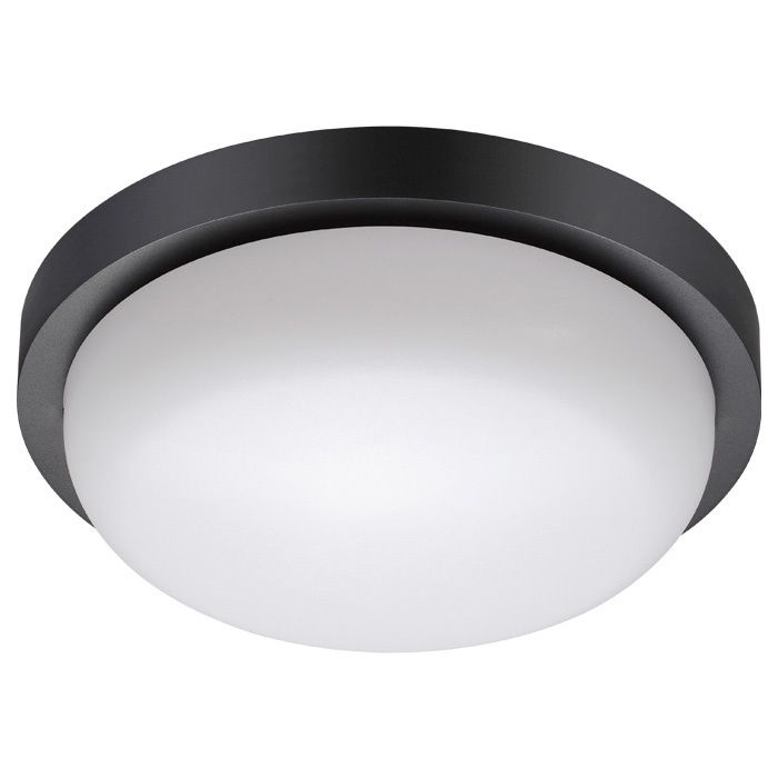 Уличный светодиодный светильник 24 см Novotech Opal 358017 черный