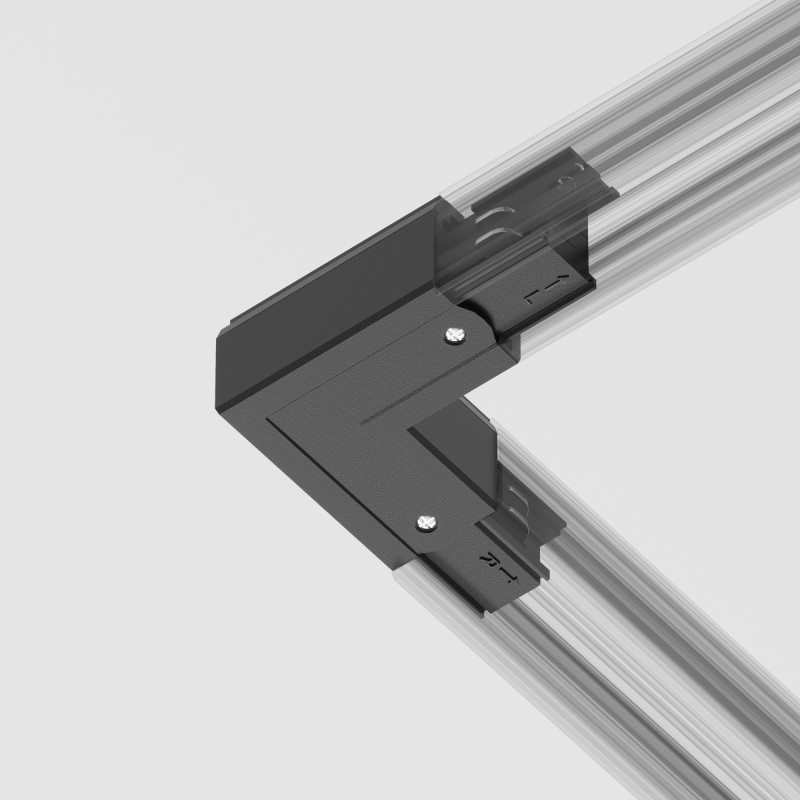 Коннектор для шинопровода Maytoni 3 phase track system TRA005CL-31B-L, черный