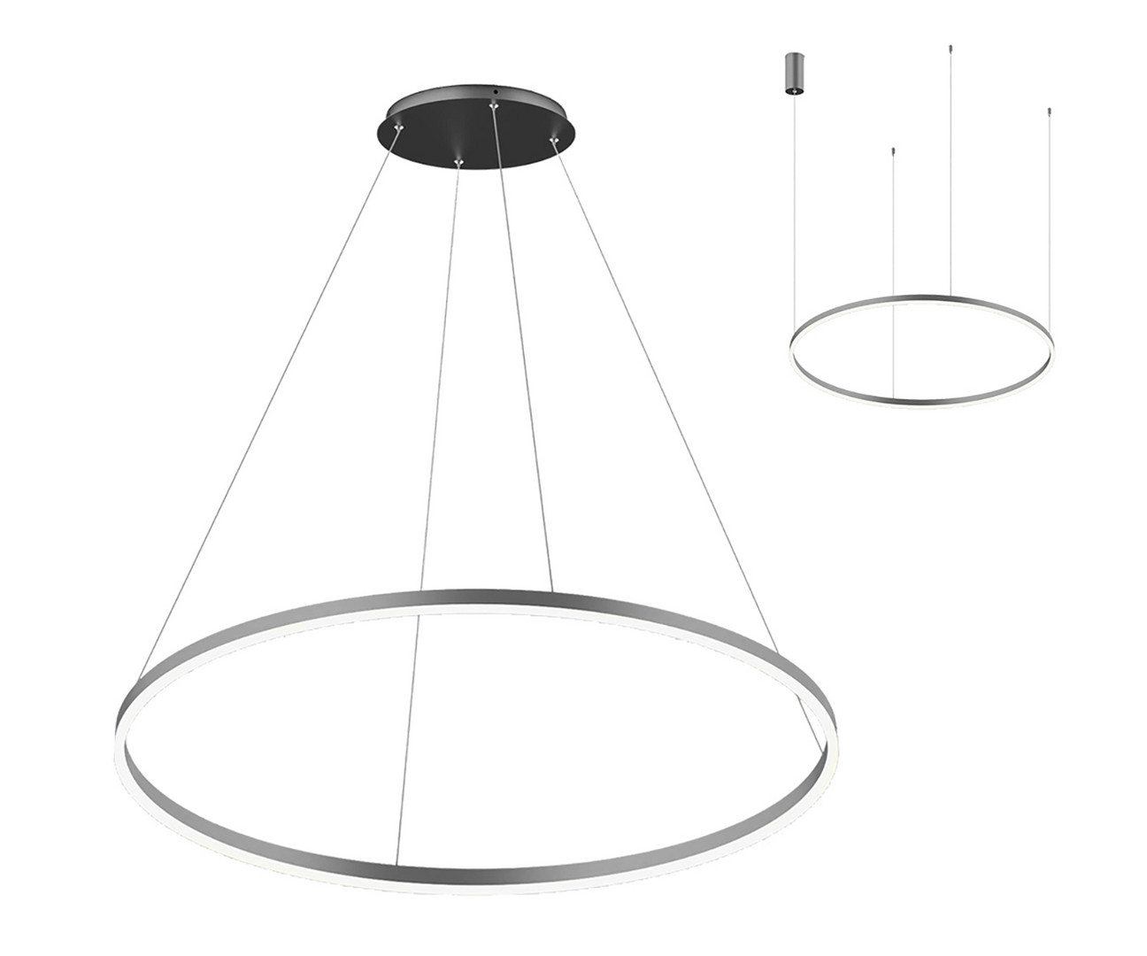 Светильник 60 см, 33W, 4000K, Kink Light 08213,12A(4000K), никель
