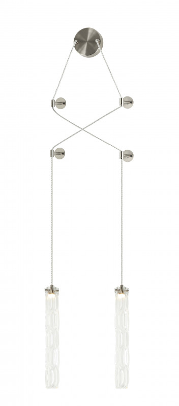 Светильник 15*60*53/150 см, 2*LED 12W Никель Stilfort Still 2163/11/02WP