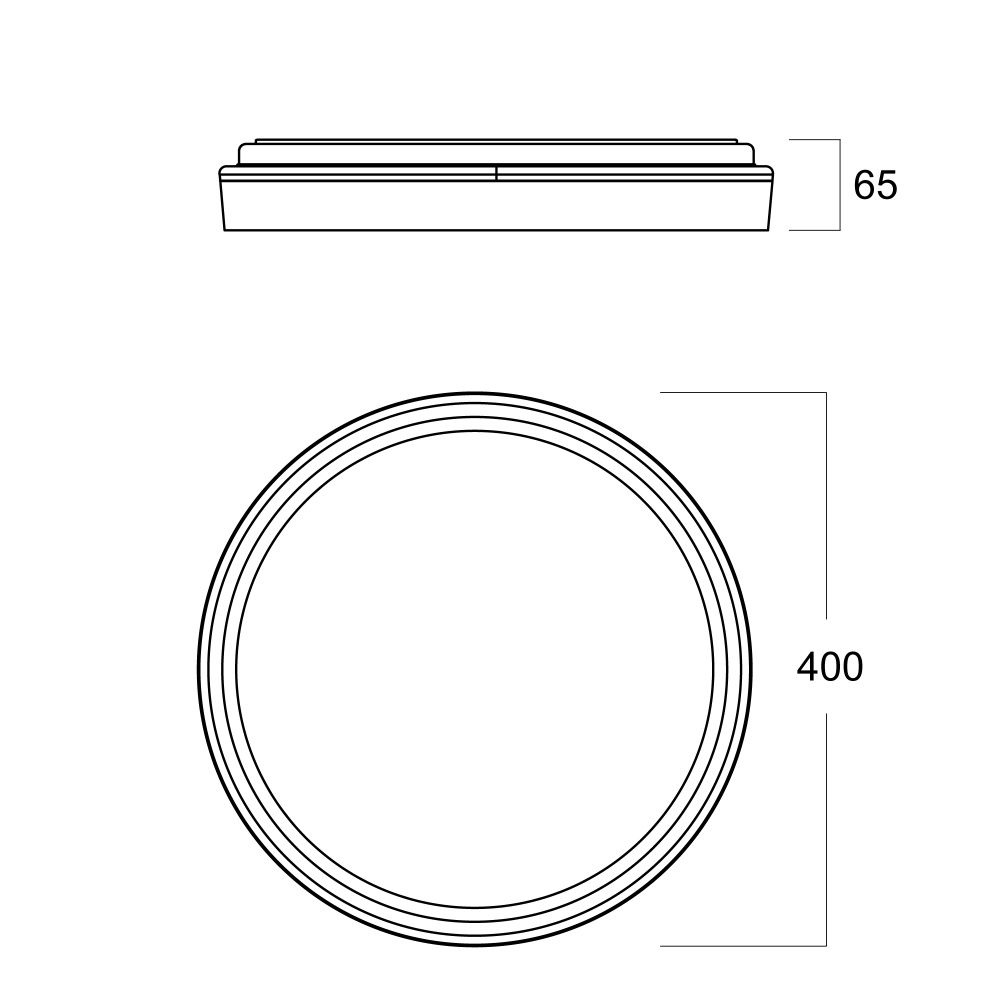 Светильник 40*6,5 см, *LED*40W, 2700-5000K, Mantra Verona MAN9028, белый