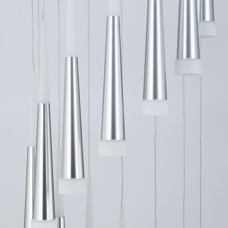 Люстра 45*300 см LED*98 W, 3000 К Citilux Вегас Алюминий CL227140