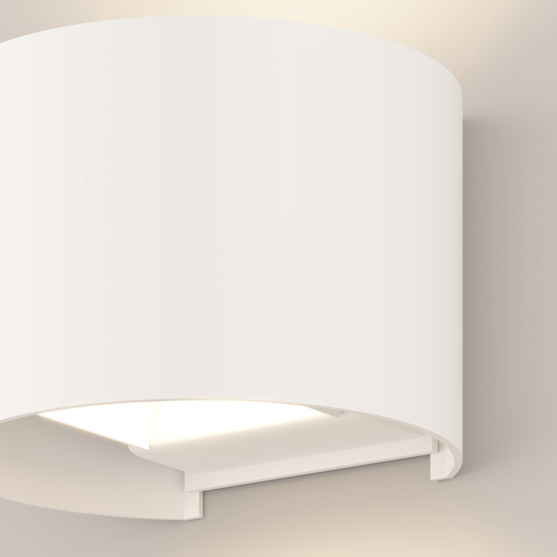 Уличное бра 6W, 3000К Maytoni Fulton O573WL-L6W, белый/матовый