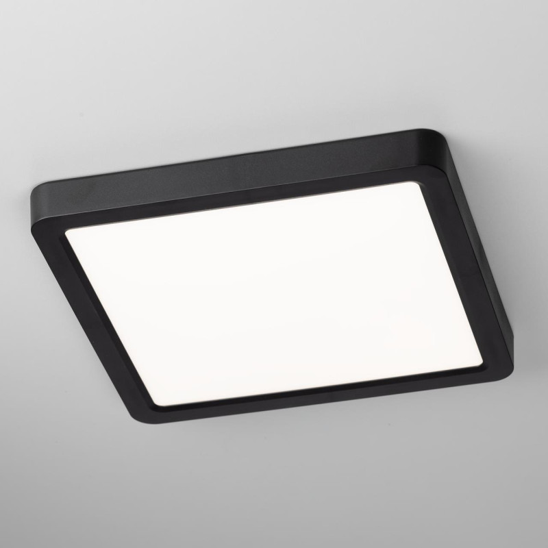 Светильник накладной 23*23*4 см LED 18W*Мульти Citilux Бейсик CL738K181V Черный