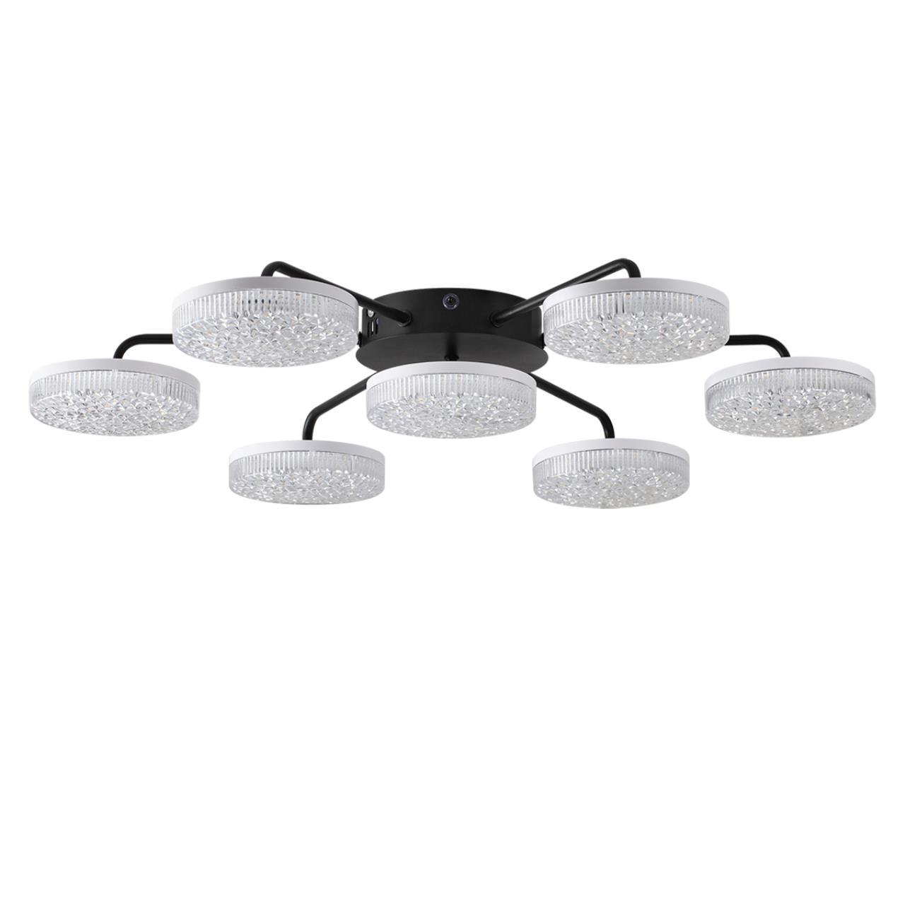 Люстра потолочная 74*9,5 см, 1 LED 90W 3000-4000-6000K Lumion Didana 8236/7CL черный