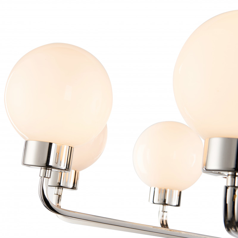 Подвесная люстра Favourite Priscis 2598-8P, D800*H250/1300, полированный никель