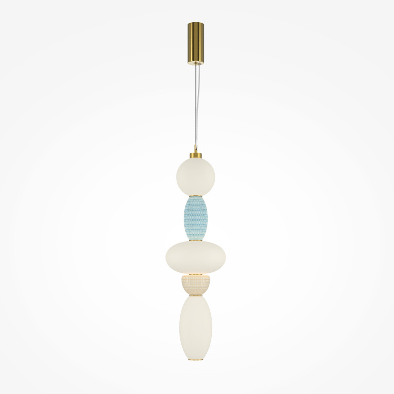 Подвесной светильник 22*400 см, LED 23W 3000K Maytoni Modern Adore MOD297PL-L24BS3K1 латунь