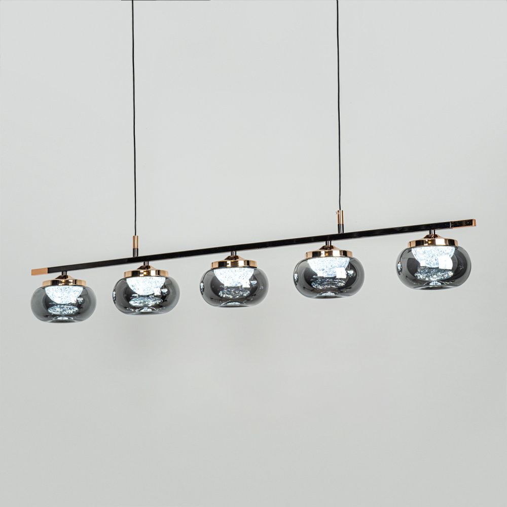 Светильник 105*15*-15 см, *LED*35W, 3000-6000K, Modestyle  MS.2525.1050, Чёрный, Золото