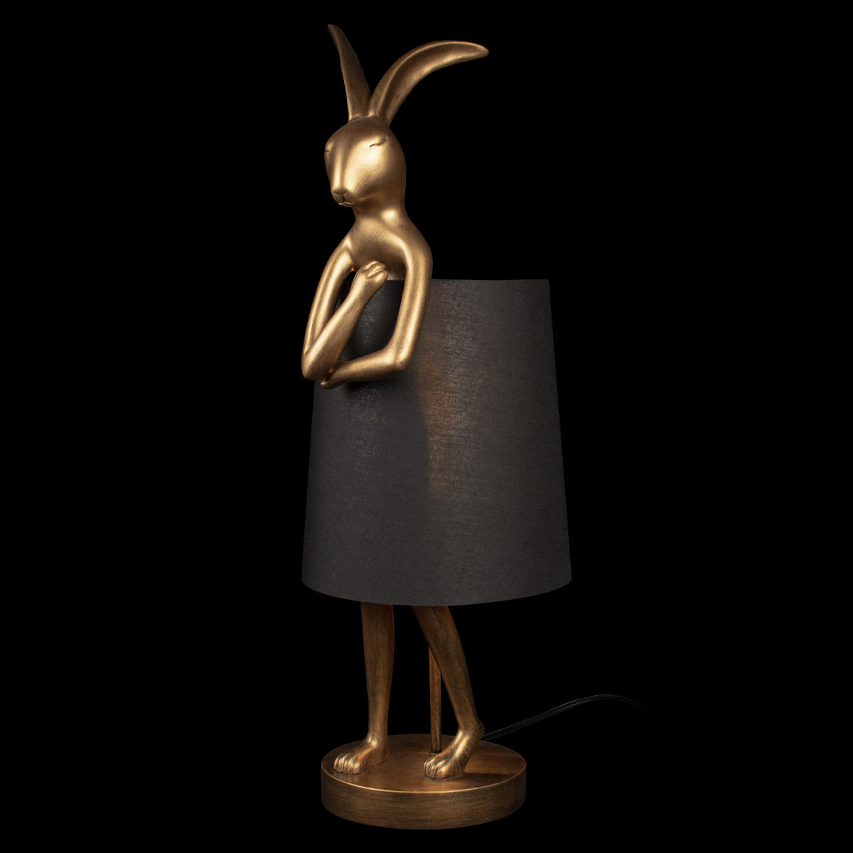 Настольная лампа 26*63 см, 1*E14 LOFT IT Lapine 10315/B Black золото